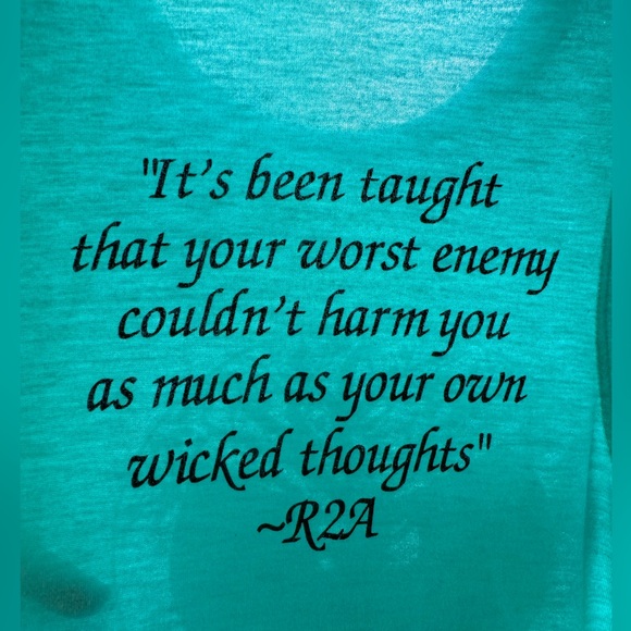 Wu-tang tank top 💙 I put one of my “doodles” on a Tank top/ 10% donated - Picture 7 of 7